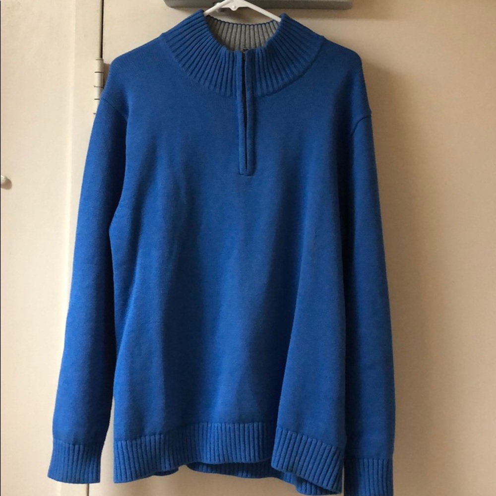 LL Bean 1/4 Zip Sweater XL